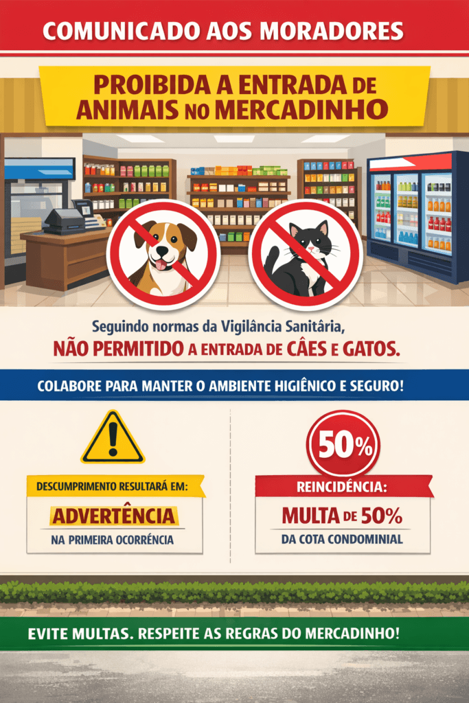 Comunicado Mercadinho